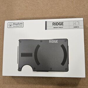 The Ridge Aluminum Magsafe Wallet - Gunmetal